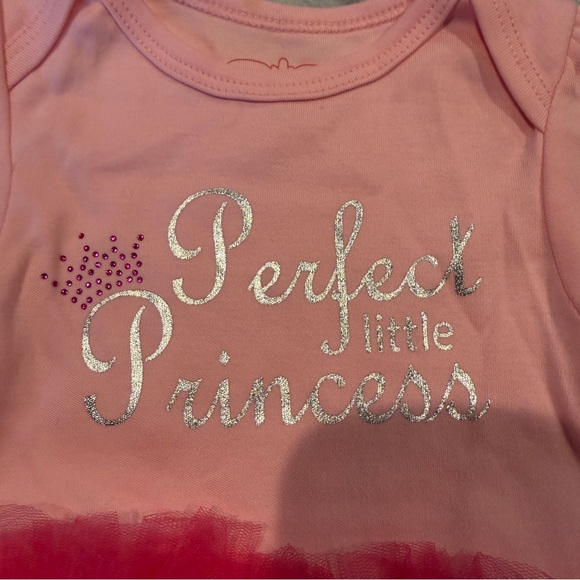Ruffle Butts Baby Girl Perfect Little Princess Tutu Bodysuit NWOT Size 3-6 Month - Picture 2 of 6